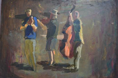 Folk musicians